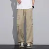 Pantalones Casuales de Alta Gama para Trabajo para Verano, Versátiles Elegantes Modernos Cómodos de Color Sólido de Pierna Recta Moda Americana Pantalones Largos