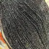 Cuentas pequeñas de 4MM turmalina negra cuentas facetadas ángulo de corte de disco duro Cuentas pequeñas Mimi Cuentas