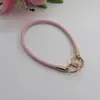 Pulseira Lanyard para Celular Corda de Couro PU Corrente de Mão Pingente para Celular Corrente para Copo d'Água Alça de Reposição para Bolsa de Celular