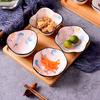 Prato de Molho Heyi e Sabor Vinagre Estilo Japonês para Casa Colorido Sob Esmalte Hotel Restaurante Dim Sum Molho para Mergulho Pratos de Tempero Prato de Amendoim
