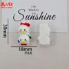 Figuritas de Animales Brillantes Pegamento de Crema DIY Accesorios de Resina Accesorios para el Cabello Gomas para el Cabello Colgantes Pegatinas para Funda de Teléfono