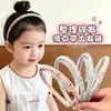 Diadema de Lunares con Dientes Estilo Coreano para Niñas, Diadema de Corona Alta, Pinza para el Cabello Antideslizante, Accesorio para el Cabello de Uso Diario