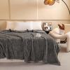 Nova Manta Multifuncional de Veludo Tafetá para E-commerce Transfronteiriço, Comércio Exterior, Cor Sólida, Jacquard Coluna Romana, Manta de Cochilo