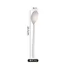 Garfo de Titânio Puro Talheres Garfo de Titânio Portátil para Exterior Garfo Longo para Bife Venda por Atacado Doméstica Garfo para Salada de Frutas Venda por Atacado