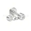 Pendientes Largos con Borla de Titanio F136 Incrustado con Circonita 5A, Aretes de Titanio G23 con Colgante de Doble Diamante, Joyería para Lóbulo de la Oreja