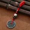 Nuevo Set de Tres o Cuatro Llaveros de Bestia de la Fortuna de Metal Estilo Chino, Llavero con Goteo de Aceite, Colgante para Teléfono, Adorno