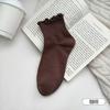 Meias Brancas para Mulheres 10A Antibacterianas e Desodorantes Estilo Preppy Meias Esportivas Algodão Absorventes de Suor Respiráveis Meias Sem Costura