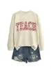 Amazon eBay Estação Autônoma Moda Casual Versátil Feminino Ensinar Morango Outono Inverno Novo Camisa de Manga Longa Moletom