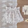 Ropa de Verano para Niños Cutemily Camisa de Color Transparente Floral Manga Volante Cuadrada Muñeca Chaleco de Encaje para Niña