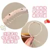Diadema Infantil para Niñas, con Dientes, Antideslizante, No Lastima la Cabeza, Adecuada para Lavarse la Cara, Accesorio para el Cabello para Niñas Pequeñas, Pinza para el Cabello, Adorno para el Cabello