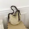 Bolsa de Mão Tecida Versátil de Grande Capacidade para Mulheres, Ombro Único, Sob o Braço, Palha, Bolsa Tote - Moda Tecida Transfronteiriça Primavera/Verão 2026