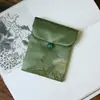 Muestra de pedido final se puede pedir bolsa de tela de brocado para regalo bolsa Wenwan estilo japonés bolsa de almacenamiento de joyas billetera plegable tela