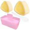 Molde para bolinho de arroz triângulo tamanho Zhenghui molde de sushi bento infantil DIY arroz embrulhado em alga nori