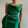 Cadena de cintura de borlas multicapa de mariposa de estilo metálico transfronterizo europeo y americano, temperamento femenino, cadena de cintura de mariposa, accesorios para vestido de escenario