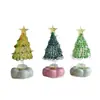 [Modelo Giratorio] Árbol de Navidad de Vidrio Giratorio Sensación de Internet de Zibo Decoración Navideña Más Vendida Adorno de Regalo Artesanía