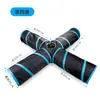 Túnel Laberinto para Gatos Extra Grande Túnel para Gatos Mascotas Juguete para Gatos Túnel Arcoíris para Gatos Juguete de Túnel Interactivo