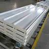 Painel Composto de Lã de Rocha com Magnésio e Manganês de Alumínio Painel Núcleo Isolante A prova de Fogo Grau A Fábrica Construção Parede Externa Telhado Painel Sanduíche de Magnésio e Manganês de Alumínio