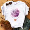 Desejo ebay Amazon Independent Station Loose Crew Neck AliExpress Creative Giraffe Camiseta de manga curta para mulheres