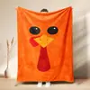 Manta de franela con diseño de fantasma de Halloween transfronterizo, con un diseño creativo de calabaza, adecuada para uso en la oficina, y una manta gruesa y acogedora para siestas