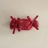 Nuevos Accesorios de Caramelo de Lazo Rellenos de Algodón Rojo DIY Accesorios para el Cabello Tela Tridimensional Accesorios para Ropa, Zapatos y Calcetines