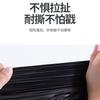 Bolsa de basura de plástico desechable para cocina doméstica, gruesa, grande, negra, portátil, con cordón de PE, venta al por mayor