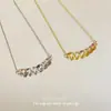 Deslumbrante collar con colgante de puente arcoíris giratorio de diamantes de color dopamina para mujer, diamante colorido y brillante, ajustable, lujo ligero, collar único