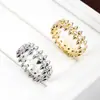 Anillos de Diseño con Remaches de Moda Transfronterizos Europeos y Americanos, Estilo Minimalista, Anillos de Dedo Índice de Gama Alta, Venta Directa del Fabricante