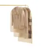 Ropa de Piel Transpirable Cubierta Antipolvo Abrigo de Visón Chaqueta de Plumas Bolsa Antipolvo Organza Tipo Colgante Bolsa Colgante para Ropa del Hogar