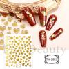 Adesivos de Nail Art Novos Transfronteiriços Full Beauty com Verso Adesivo Estilo Doce Camélia Flores Pequenas Adesivos de Unha Adesivos