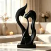 Novo produto impresso em 3D transfronteiriço: Escultura Artística Romântica de Coração Apaixonado Abstrato para Decoração de Sala de Estar e Hall de Entrada