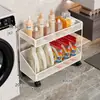Prateleira de Banheiro Carrinho de Cesto de Roupa Suja de Banheiro Armário Lateral para Máquina de Lavar Roupa Banheiro Prateleira de Armazenamento para Detergente de Roupa