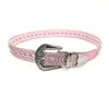 Cinto Transfronteiriço Amazon Cravejado de Diamantes Cinto Feminino Diamante de Água Acrílico Punk Ninho Perolado Y2K Cinto Feminino