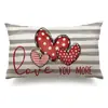 Funda de Almohada para el Día de San Valentín Transfronteriza, Decoración de Ambiente Festivo, Funda de Cojín para Sofá del Hogar, Funda de Cojín para Dormitorio con Estampado de Amor
