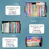 Caja de almacenamiento plegable para libros para estudiantes, organizador de libros, caja mágica de almacenamiento, caja de almacenamiento de plástico para el hogar