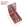 Portátil Box Cosmético Brush terno com espelho multifuncional pó escova Blush escova 5 Mirror Box ferramentas de beleza