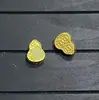 Moda Nova Ouro Banhado Gotejamento de Óleo Pedra Preciosa Espaçadores Contas Soltas DIY Pulseira Colar Acessórios Atacado