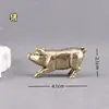 Juego Completo de Figuritas de los Doce Animales del Zodiaco de Latón: Rata, Buey, Tigre, Conejo, Dragón, Serpiente, Caballo, Oveja, Mono, Gallo, Perro, Cerdo. Set Completo de Figuras de Animales del Zodiaco