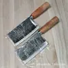 Faca Pequena para Peixe em Aço Carbono, Faca para Peixe com Cabo de Madeira, Faca Quadrada Pequena em Aço Carbono, Faca de Corte Afiada e Prática, Faca de Cozinha, Faca para Cortar Faca