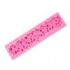 Molde de Silicona Líquida para Collar Largo de Perlas Herramienta para Decoración de Bordes de Pastel Plegable