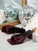 Sandalias de tacón alto estilo francés para mujer, nueva colección de verano 2026, punta cuadrada, tacón grueso, diseño de punta abierta, elegantes sandalias con lazo