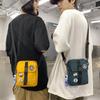 Bolso Cruzado Casual para Hombre Marca de Moda Ins Estilo Harajuku Bolsa Deportiva 2024 Nuevo Moderno Genial Estudiante Hombro Teléfono Móvil