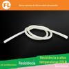 [Faturamento Grátis] Tira de Silicone Branca com Diâmetro 1-20mm, Tira de Vedação Redonda Sólida de Borracha Resistente a Altas Temperaturas