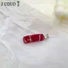 Pasador de Acetato a Cuadros de Color Puro Personalizado de Fábrica Pasador para Cabello Roto Flequillo Pasador de Cabello Pinza Lateral Pinza de Pato Accesorios para el Cabello Tocado para Mujeres