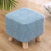 Funda para Taburete para Cambiar Zapatos Simple para el Hogar Cuadrada Redonda Extraíble y Lavable Taburete Bajo Cubierta de Hongo Cubierta Universal para Taburete Todo Incluido