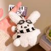 Pequeño Regalo Colgante de Animal de Dibujos Animados Muñeco de Peluche Llavero Juguete para Bolsa Decoración Accesorio para Mochila Colgante Osito