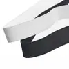 1,5-15cm Alta Elasticidade Espessada Criptografada Preto e Branco Saia Bagagem Sapatos Roupas Trama Simples Tiras Cós Elástico