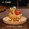 Nuevo incensario de cordero del zodiaco, decoración de oficina, base de incienso de cordero con forma de lingote chino estilo caricatura, decoración de mesa para sala de té