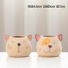 Maceta de Cerámica para Suculentas de Dibujos Animados, Maceta para Suculentas de Interior con Diseño Elegante de Animales Lindos, Decoración de Escritorio, Maceta Pequeña Creativa