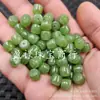 Cuentas Sueltas de Jade Verde Esmeralda Estilo Antiguo, Jade de Cuarcita Verde Soleado, Pulsera Passepartout, Collar, Accesorios para Joyería, Cuentas Hechas a Mano