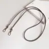Correa Redonda de Cuero Hecha a Mano para Varios Accesorios de Bolsos DIY, Correa para Bolso de Mano, Correa para Funda de Teléfono, Correa de Hombro, Correa Cruzada, Correa de Mano